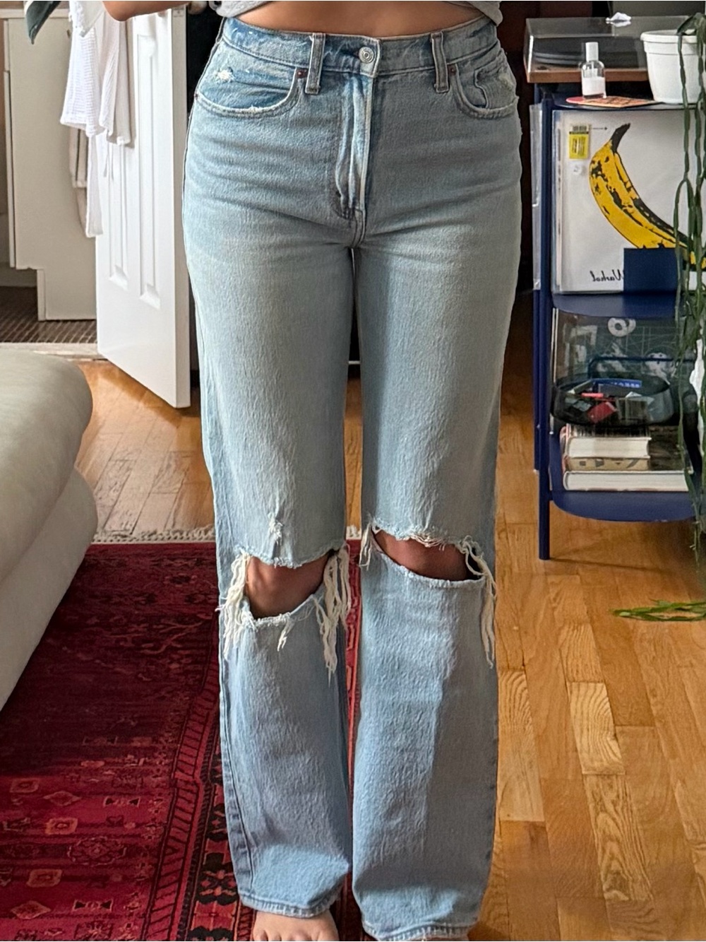 90s relaxed high rise Jean